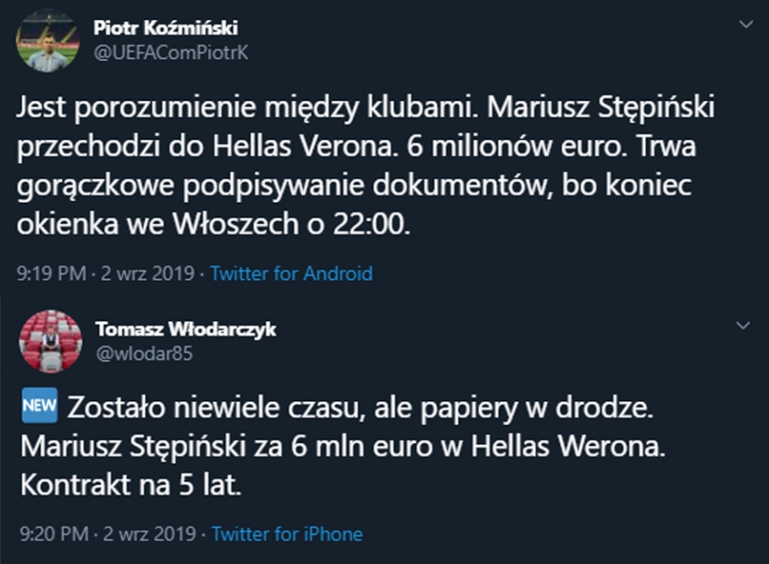 Transfer LAST MINUTE Mariusza Stępińskiego!